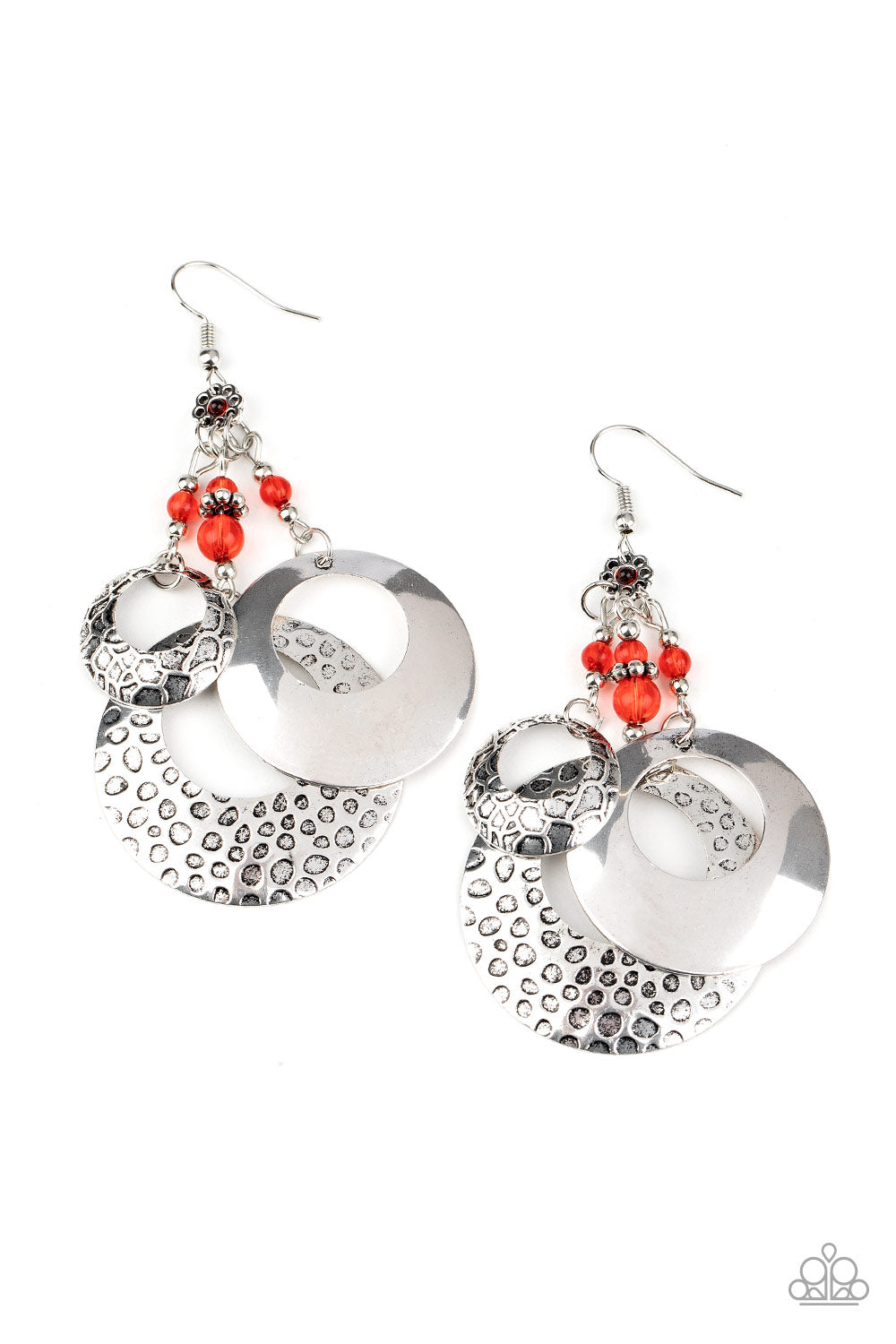 Wanderlust Garden - Red Fish Hook Earrings