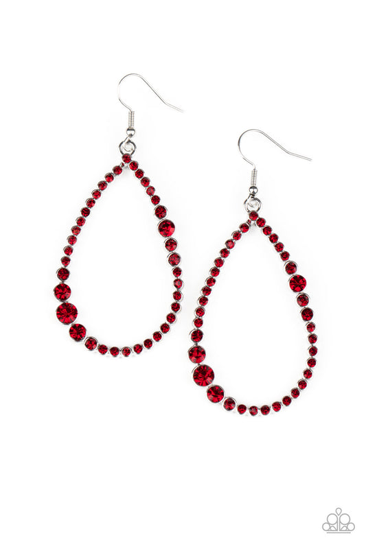 Diva Dimension - Red Fish Hook Earrings