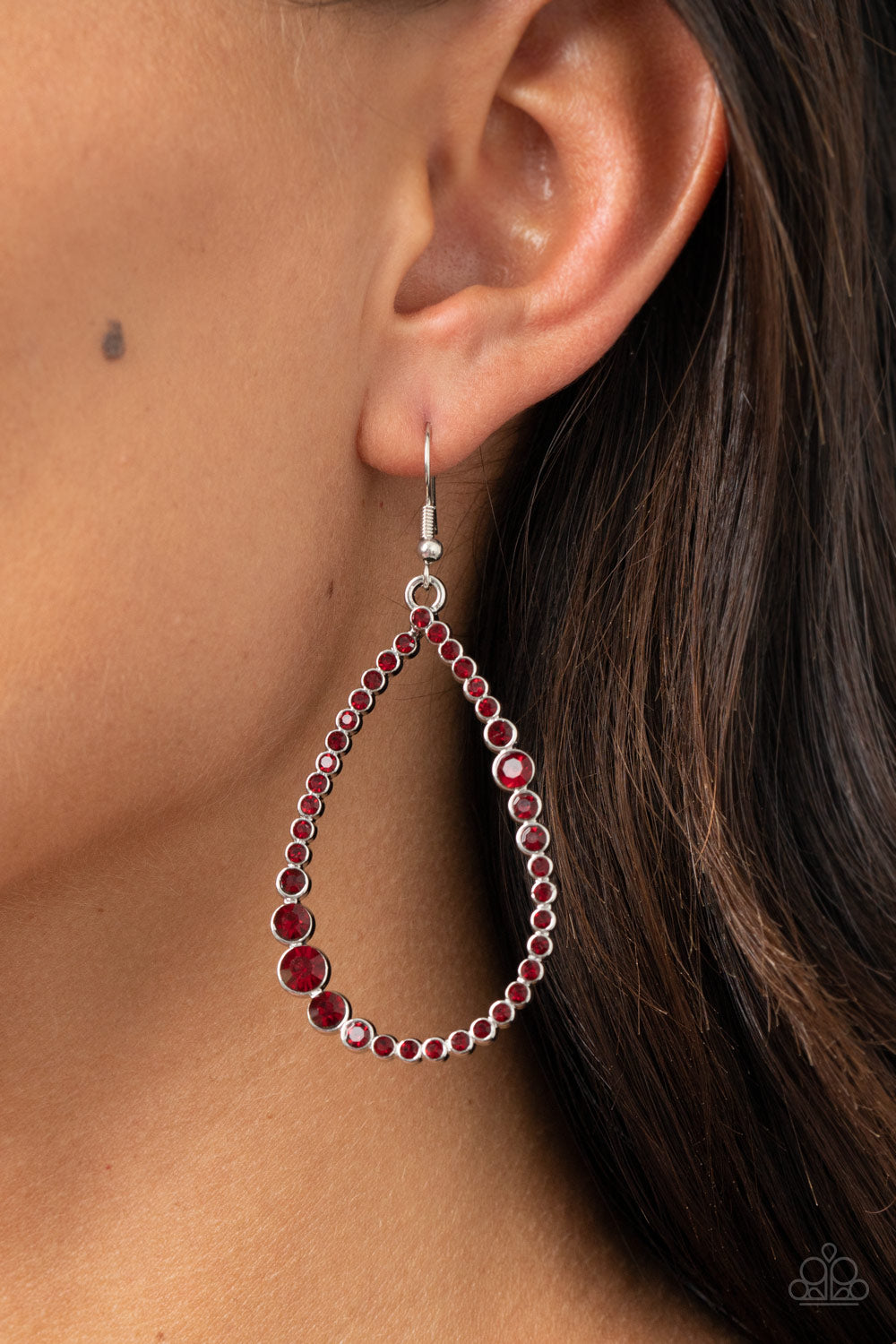 Diva Dimension - Red Fish Hook Earrings