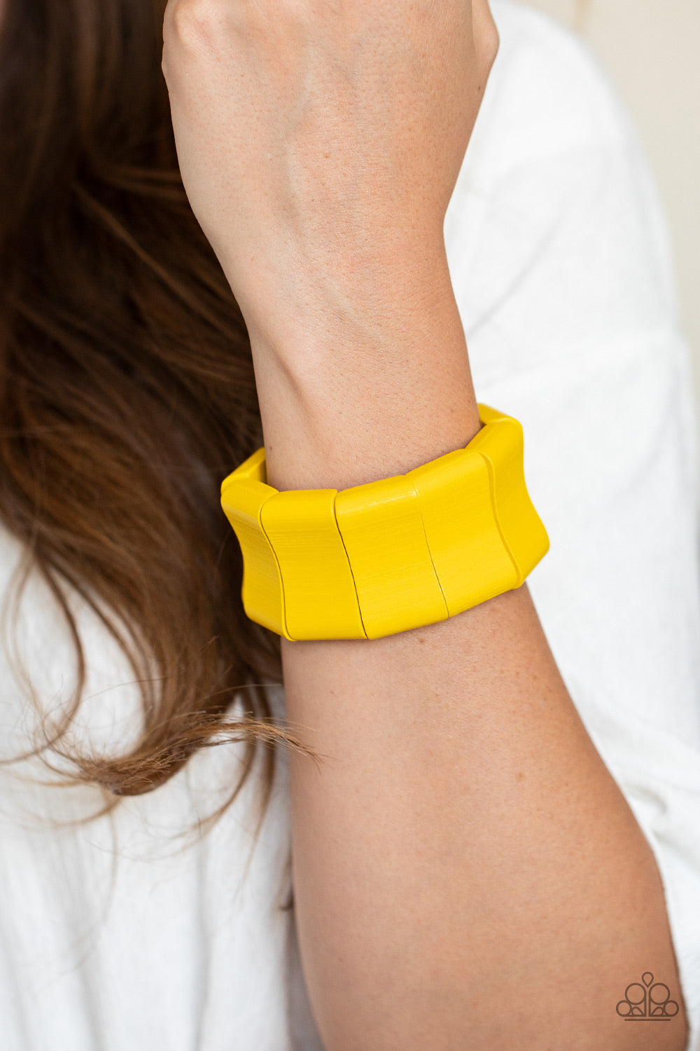 Caribbean Couture - Yellow - Paparazzi Bracelet