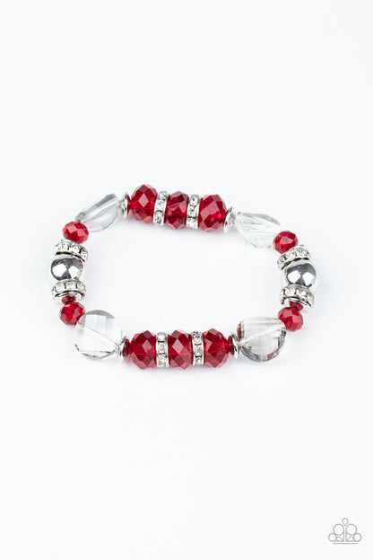 Treat Yourself - Red -Paparazzi Bracelet