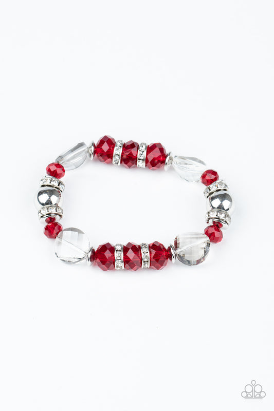 Treat Yourself - Red -Paparazzi Bracelet