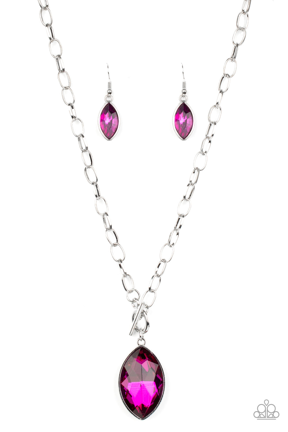 Unlimited Sparkle - Pink - Paparaazi Necklace