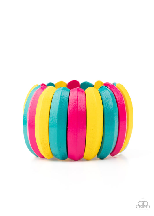 Colorfully Congo - Multi - Paparazzi Bracelet