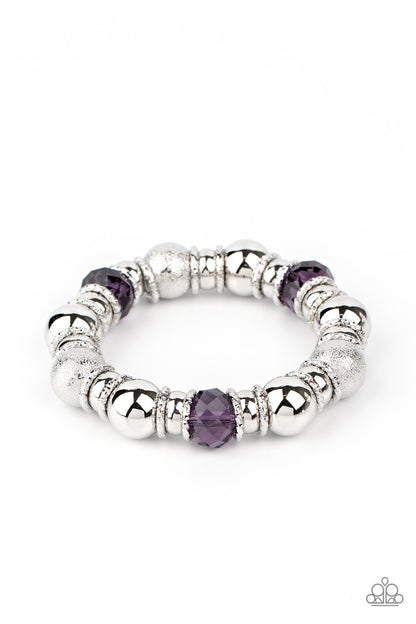 Take Your Best Shot - Purple - Paparazzi Bracelet