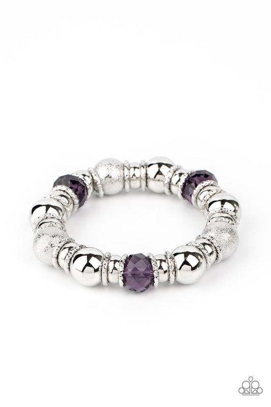 Take Your Best Shot - Purple - Paparazzi Bracelet
