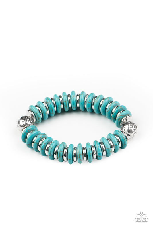 Eco Experience - Blue - Paparazzi Bracelet