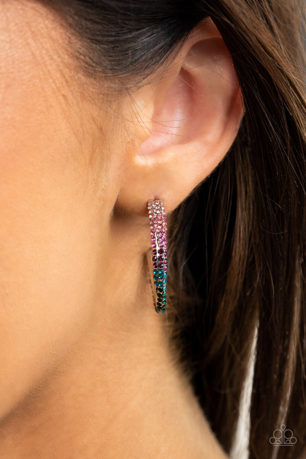 Trail Of Twinkle - Multi - Paparazzi Earrings