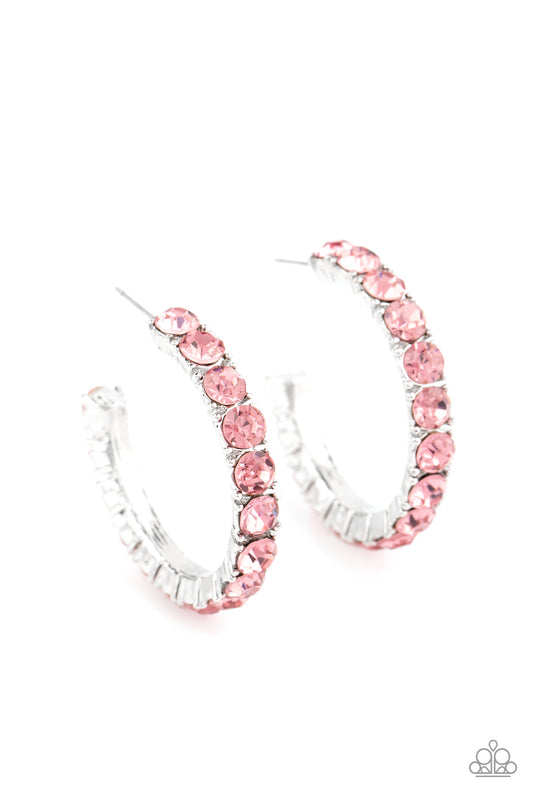 Classy is in Session - Pink - Paparazzi Earrings