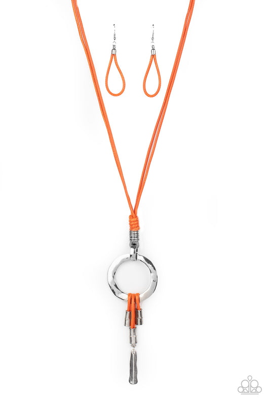 Tranquil Artisan - Orange - Paparazzi Necklace