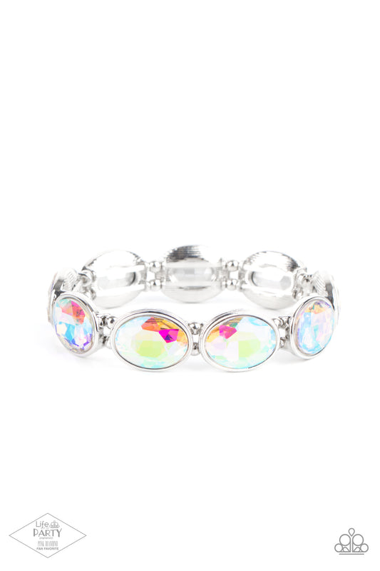 Diva In Disguise - Multi -Paparazzi Bracelet (Iridescent)