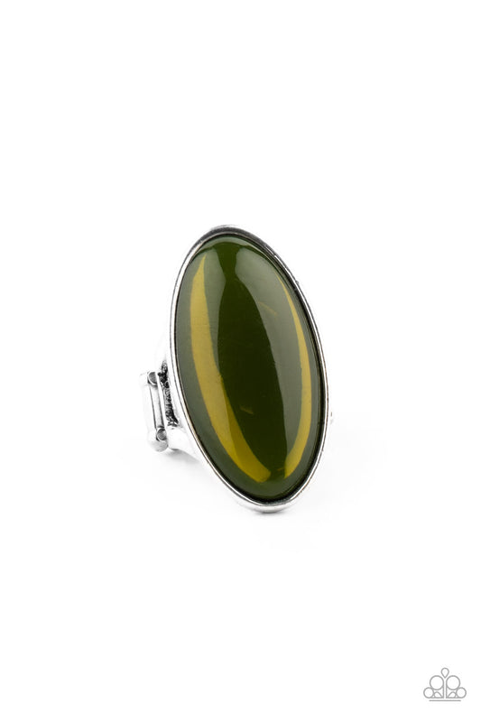 Mystic Moon - Green - Paparazzi Ring