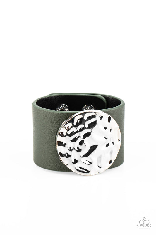 The Future Looks Bright - Green Snap Bracelet