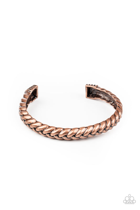 Tough as Nails - Copper - Paparazzi Bracelet