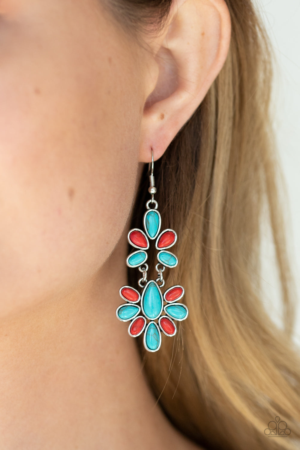 Cactus Cruise - Multi - Paparazzi Earrings