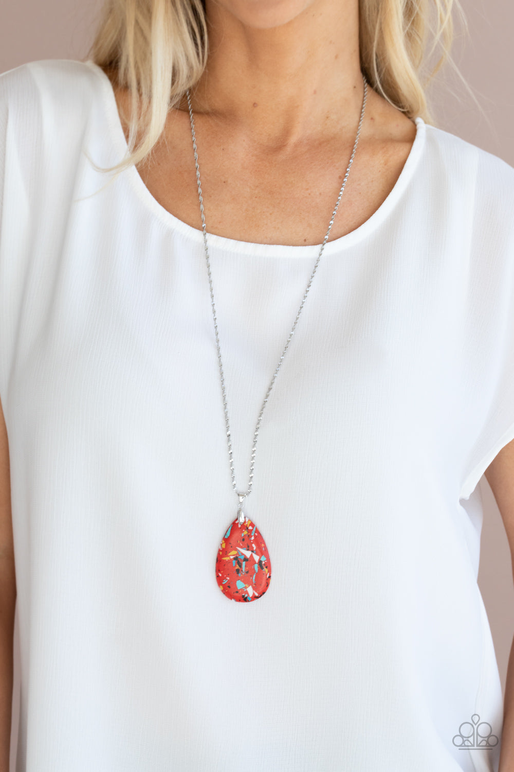 Extra Elemental - Red - Paparazzi Necklace