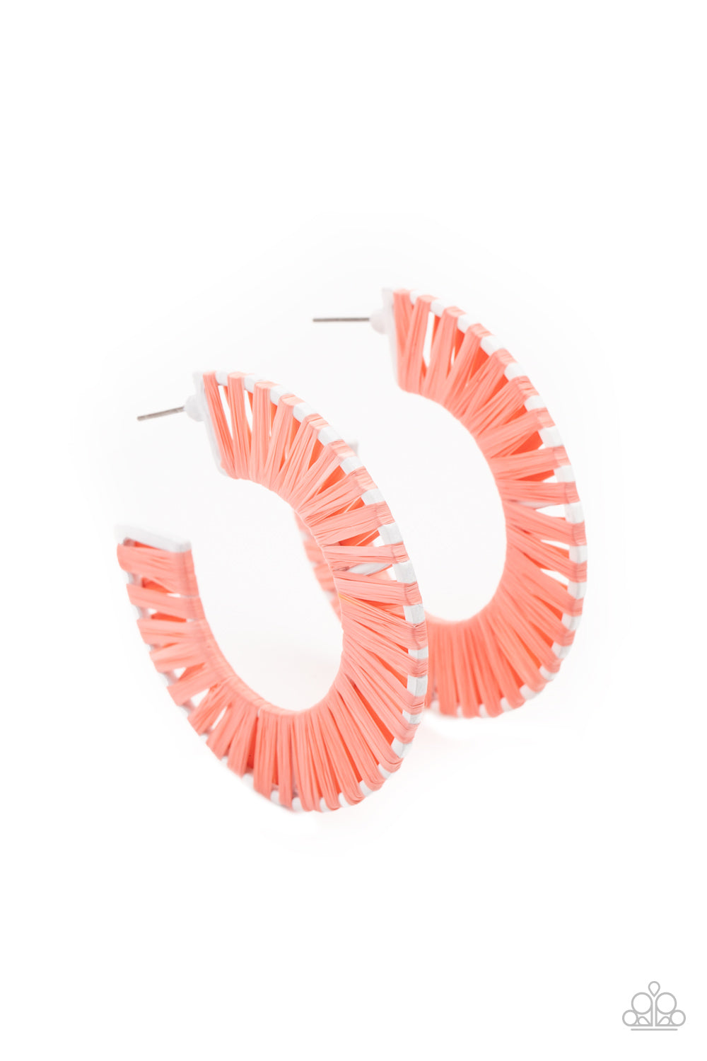 Everybody Conga! - Orange - Paparazzi Earrings