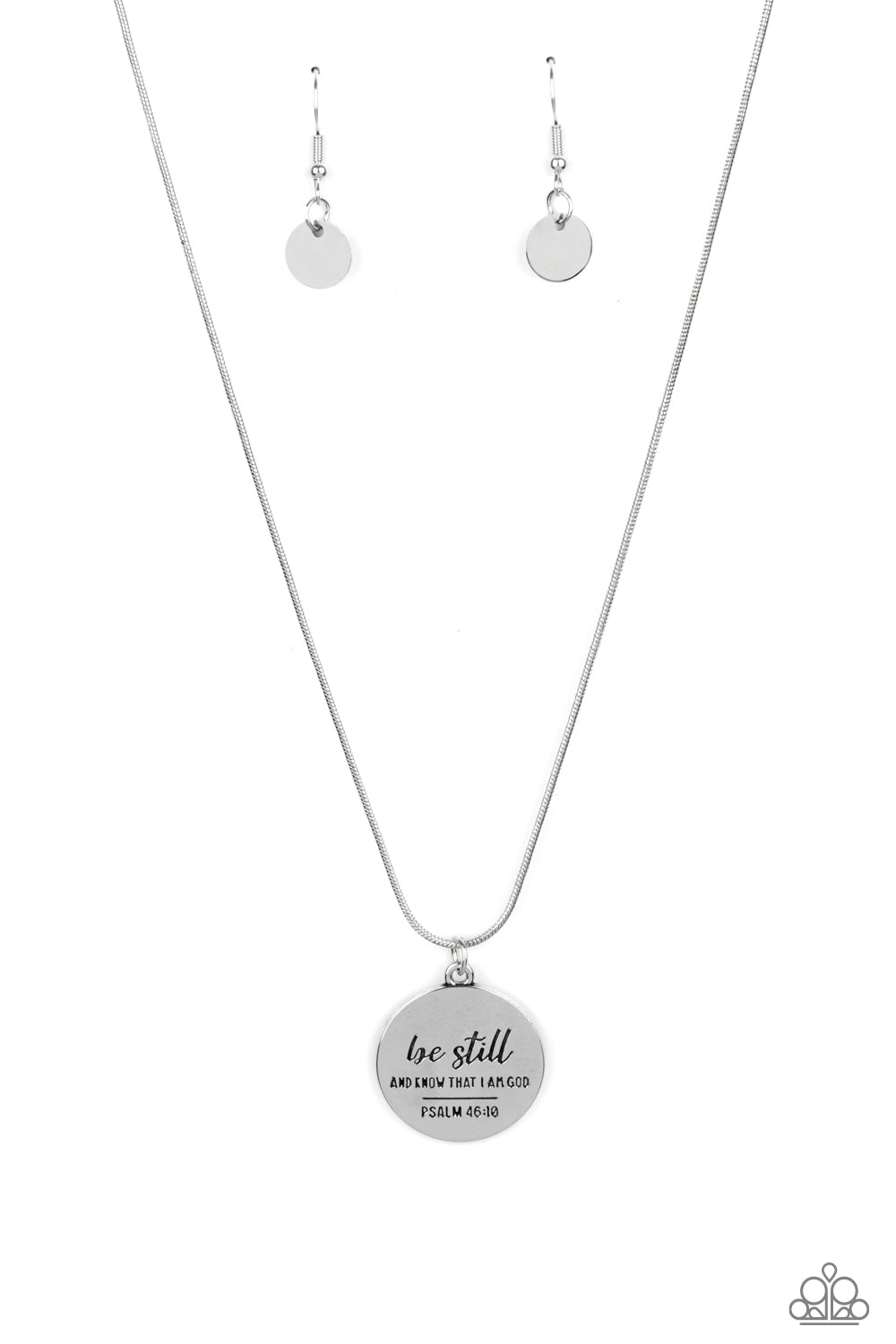 Be Still - Silver - Paparazzi Necklace