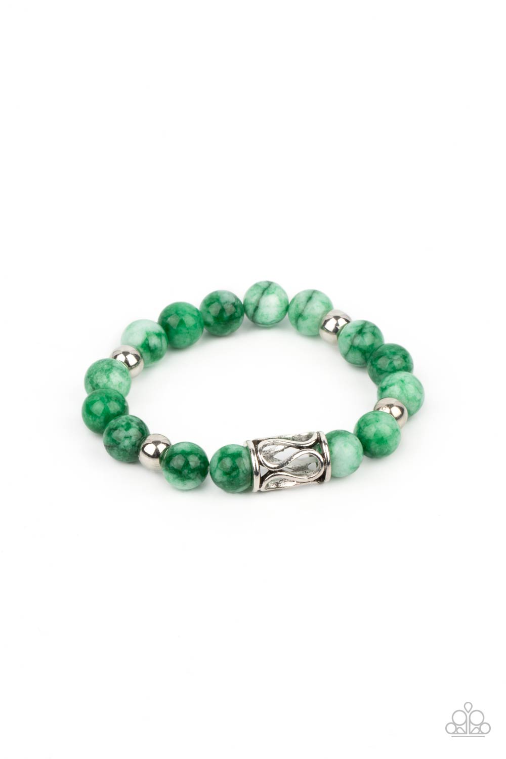 Soothes The Soul - Green - Paparazzi Bracelet