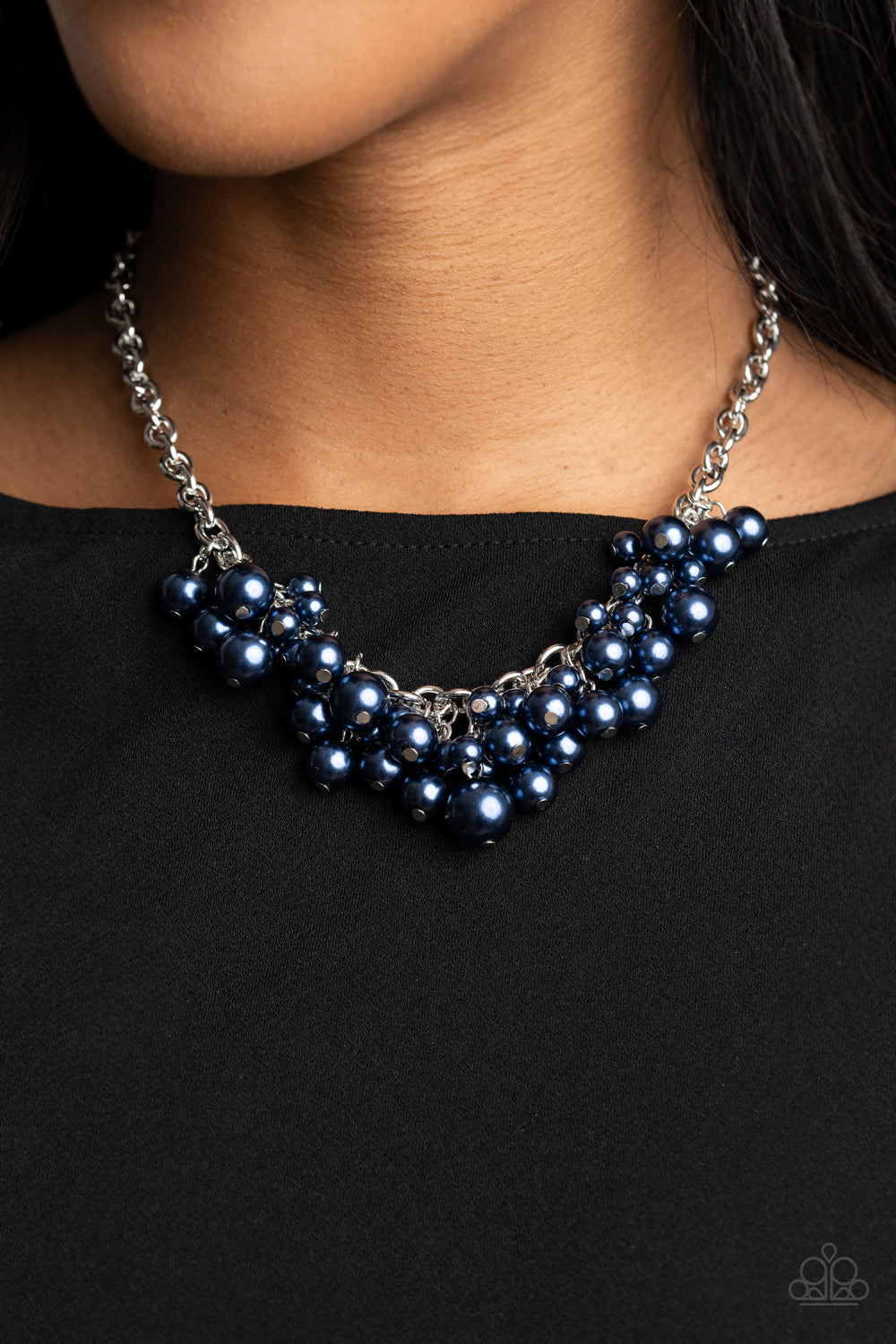 Down For The COUNTESS - Blue - Paparazzi Necklace