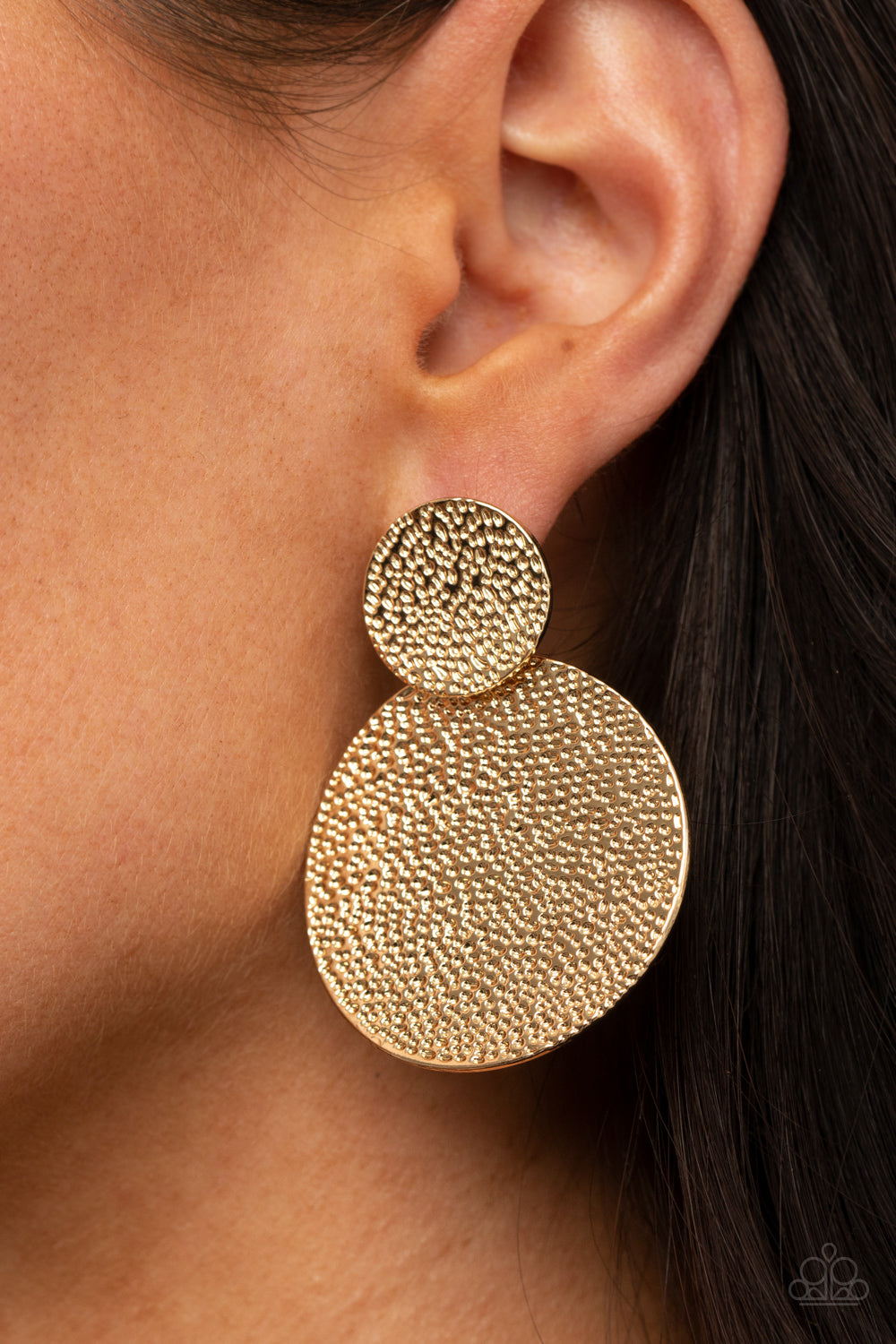 Refined Relic - Gold - Paparazzi Earrings