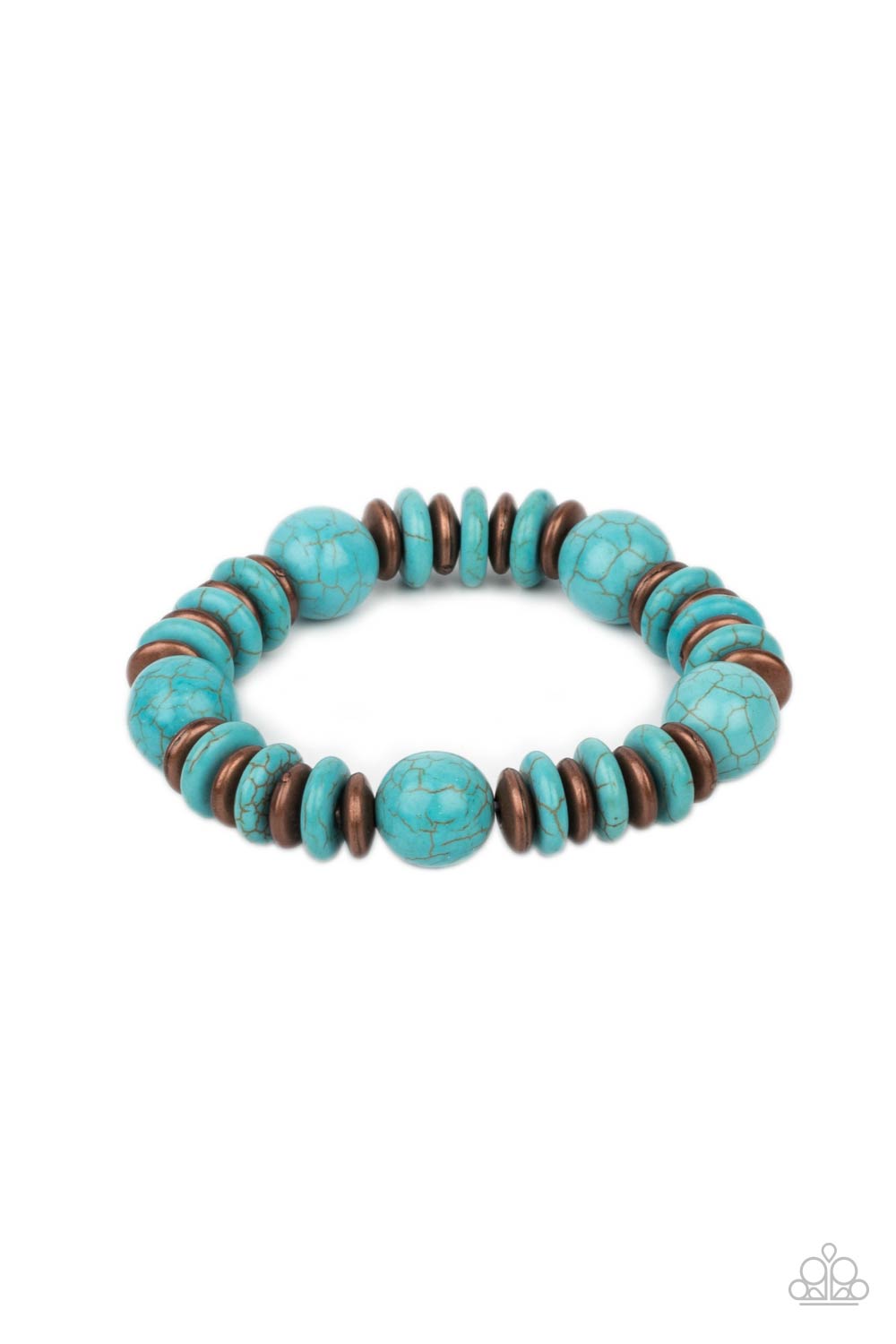 Rustic Rival - Copper - Paparazzi Bracelet (2020 Simply Santa Fe)