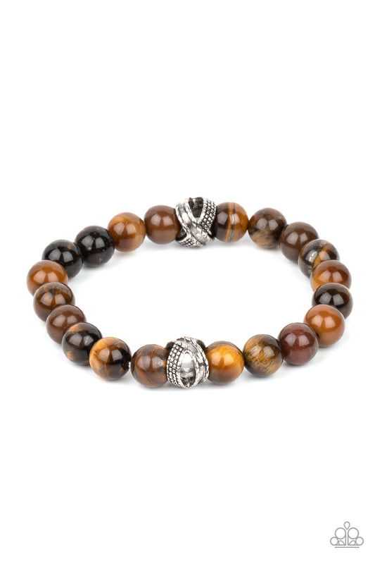 ZEN Commandments - Brown - Paparazzi Bracelet