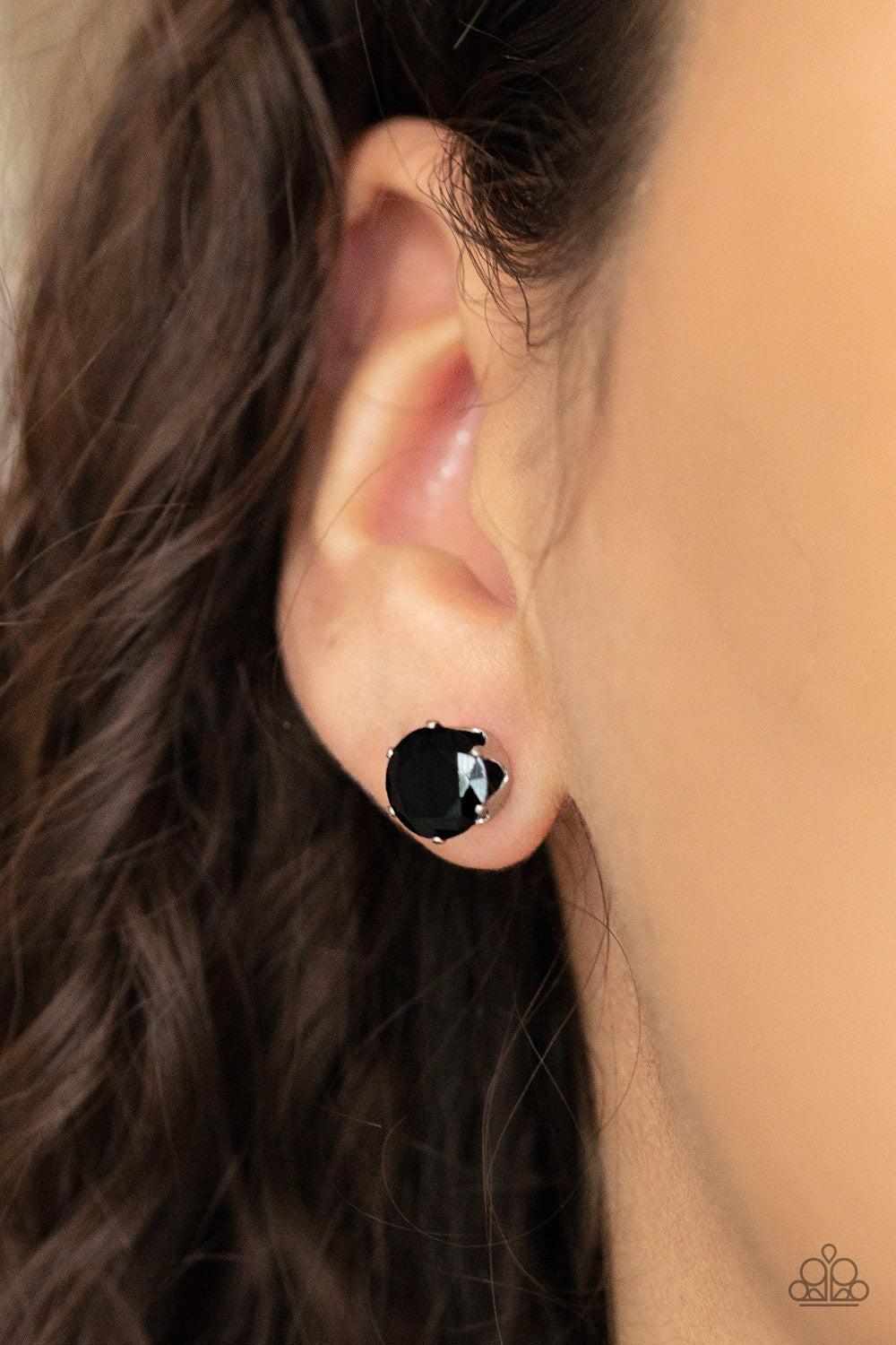 Modest Motivation - Black - Paparazzi Earrings