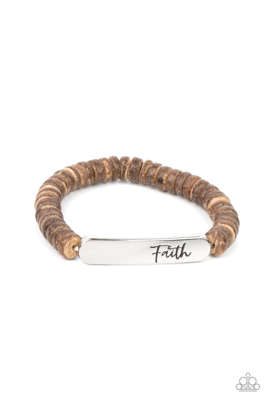 Full Faith - Brown - Paparazzi Bracelet