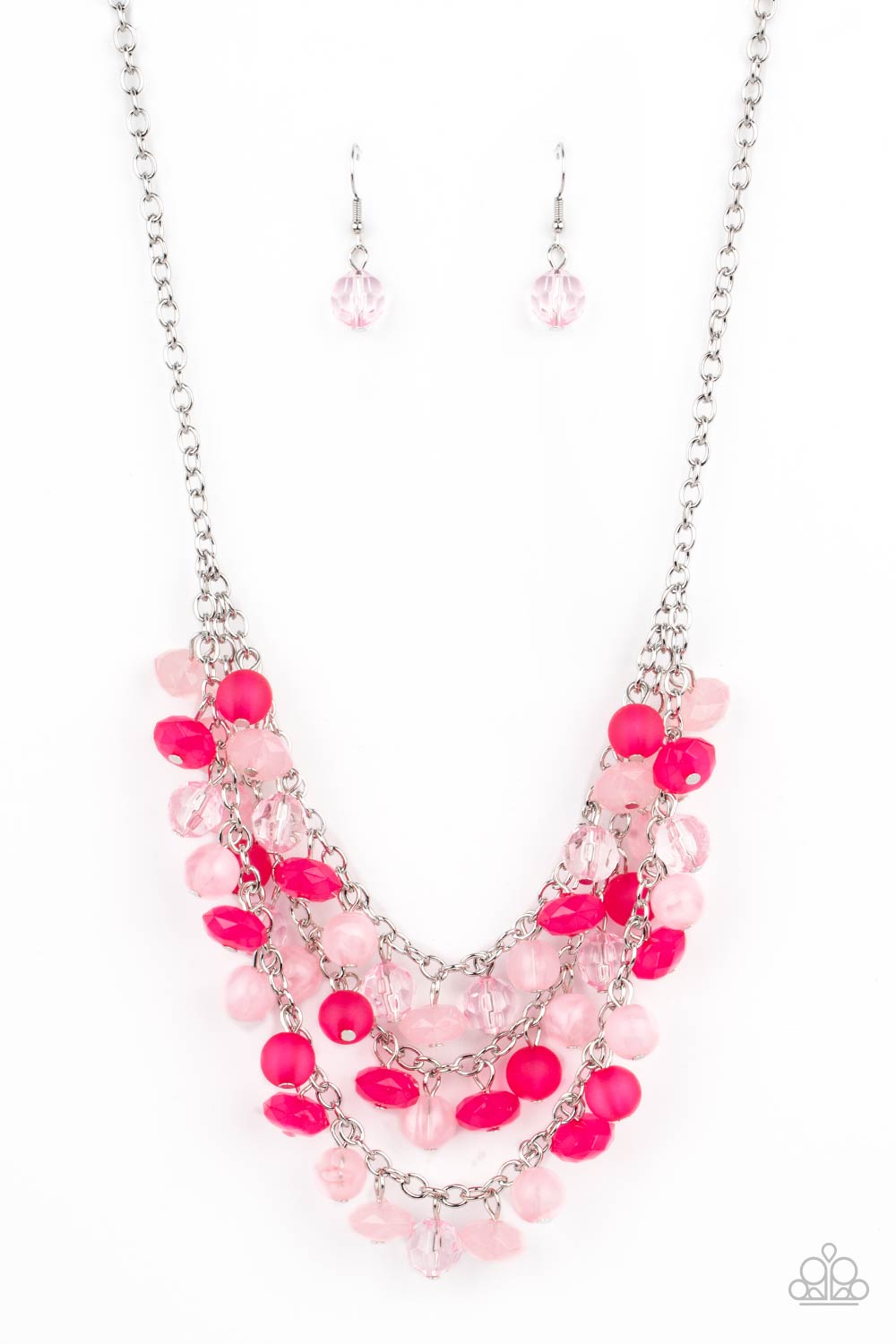 Fairytale Timelessness - Pink - Paparazzi Necklace