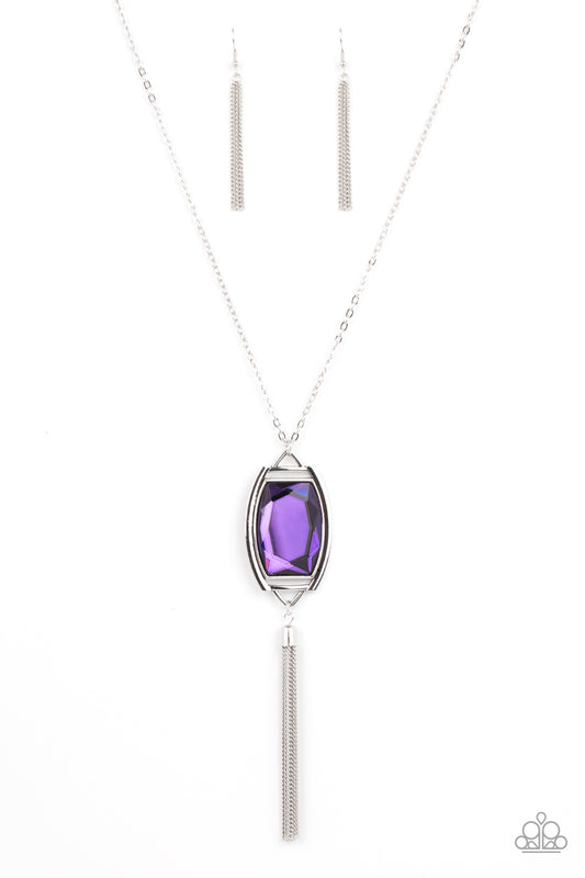 Timeless Talisman - Purple - Paparazzi Necklace