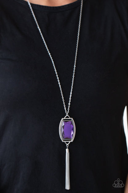 Timeless Talisman - Purple - Paparazzi Necklace