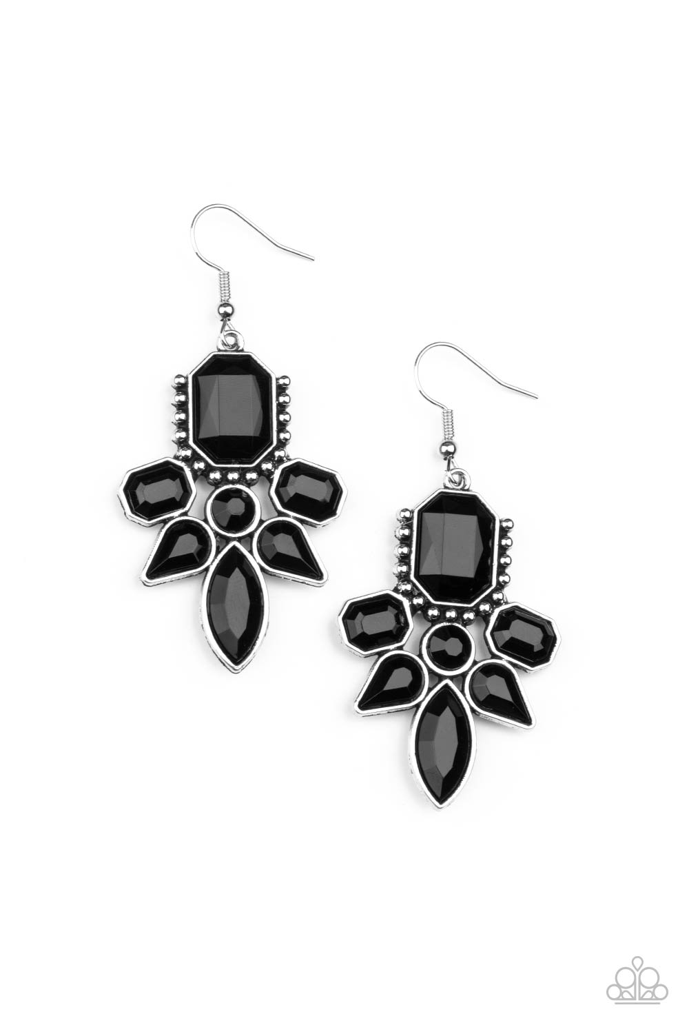 Vacay Vixen - Black - Paparazzi Earrings