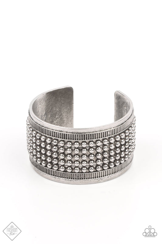 Bronco Bust - Silver - Paparazzi Bracelet