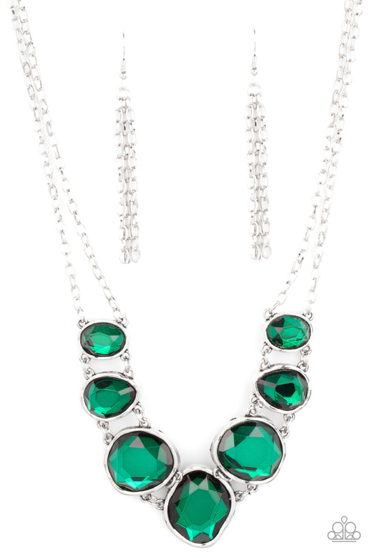 Absolute Admiration - Green - Paparazzi Necklace