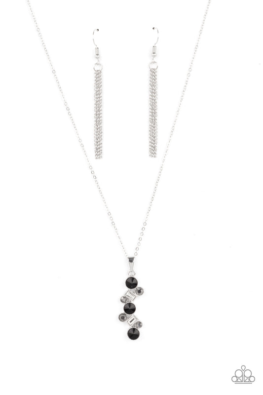 Classically Clustered - Black - Paparazzi Necklace