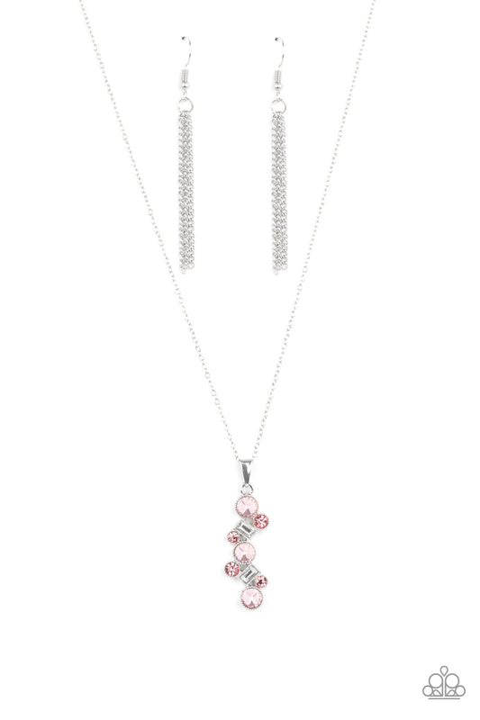 Classically Clustered - Pink - Paparazzi Necklace