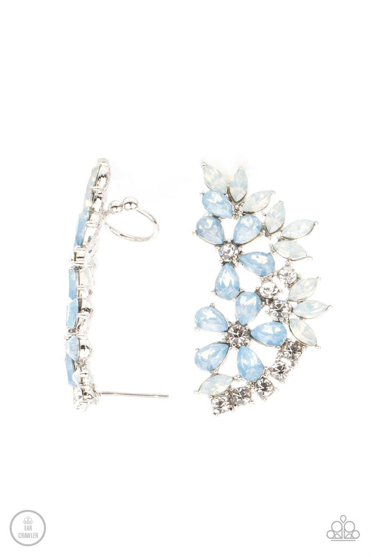 Garden Party Powerhouse - Blue - Paparazzi Earrings