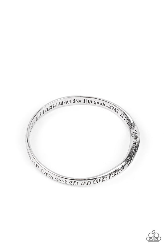 Perfect Present - Silver - Paparazzi Bracelet