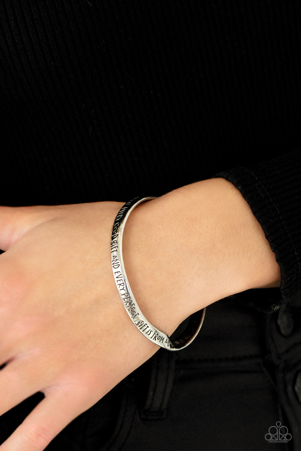 Perfect Present - Silver - Paparazzi Bracelet