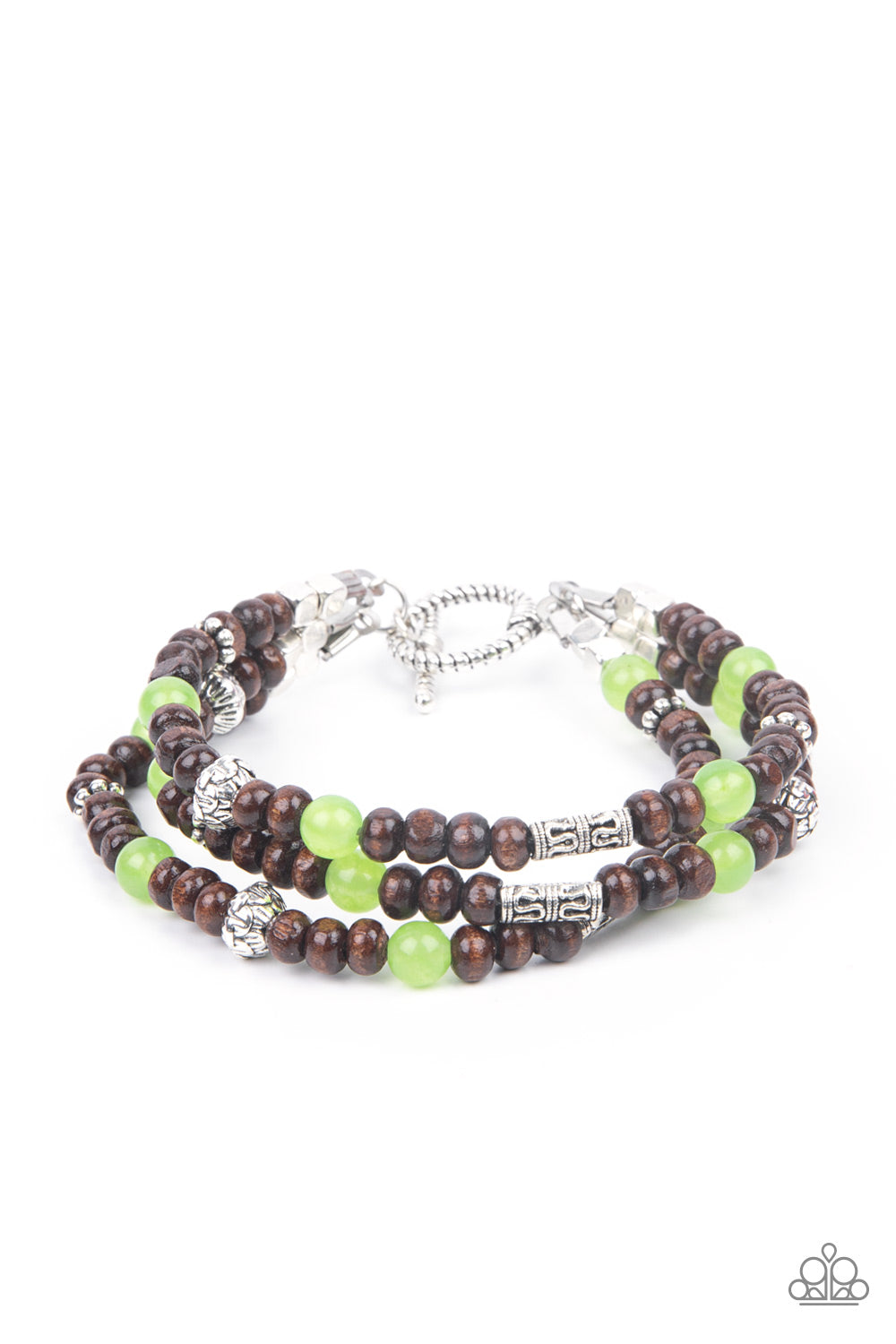 Woodsy Walkabout - Green - Paparazzi Bracelet