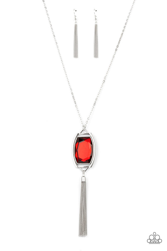 Timeless Talisman - Red - Paparazzi Necklace