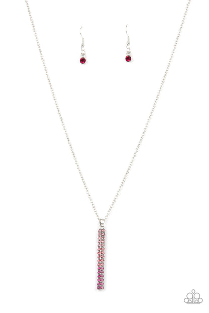 Tower Of Transcendence - Pink - Paparazzi Necklace