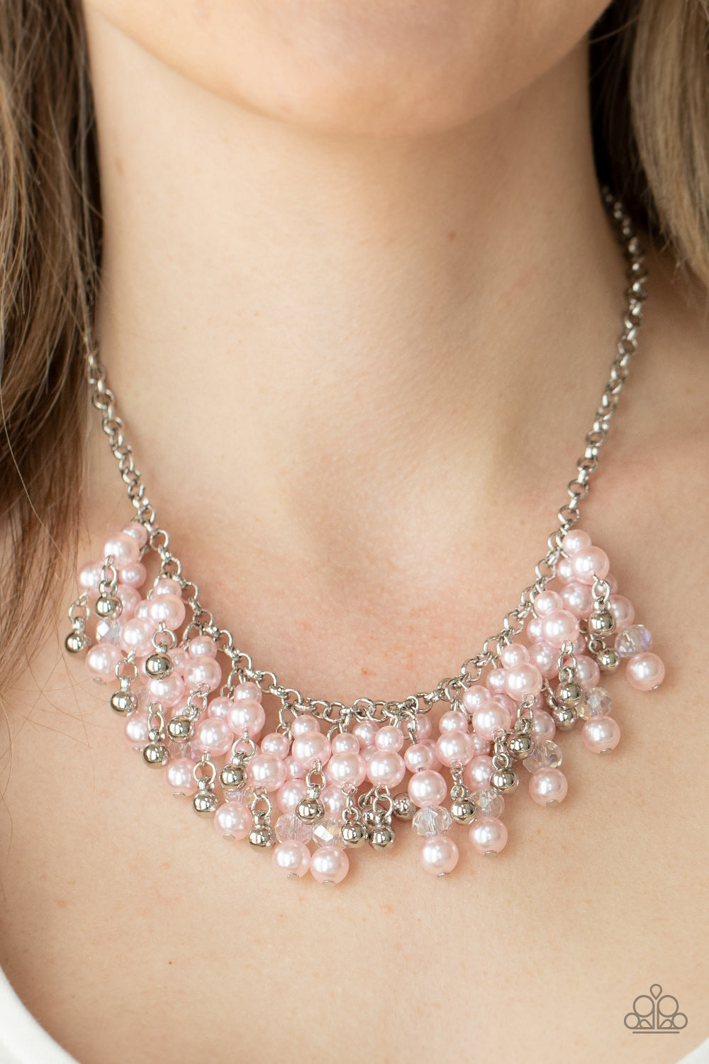 Champagne Dreams - Pink - Paparazzi Necklace