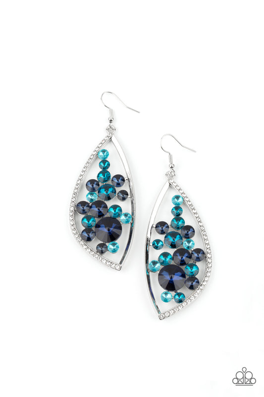 Sweetly Effervescent - Blue - Paparazzi Earrings