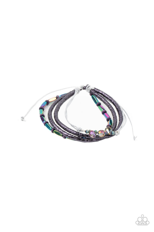 Holographic Hike - Multi - Paparazzi Bracelet