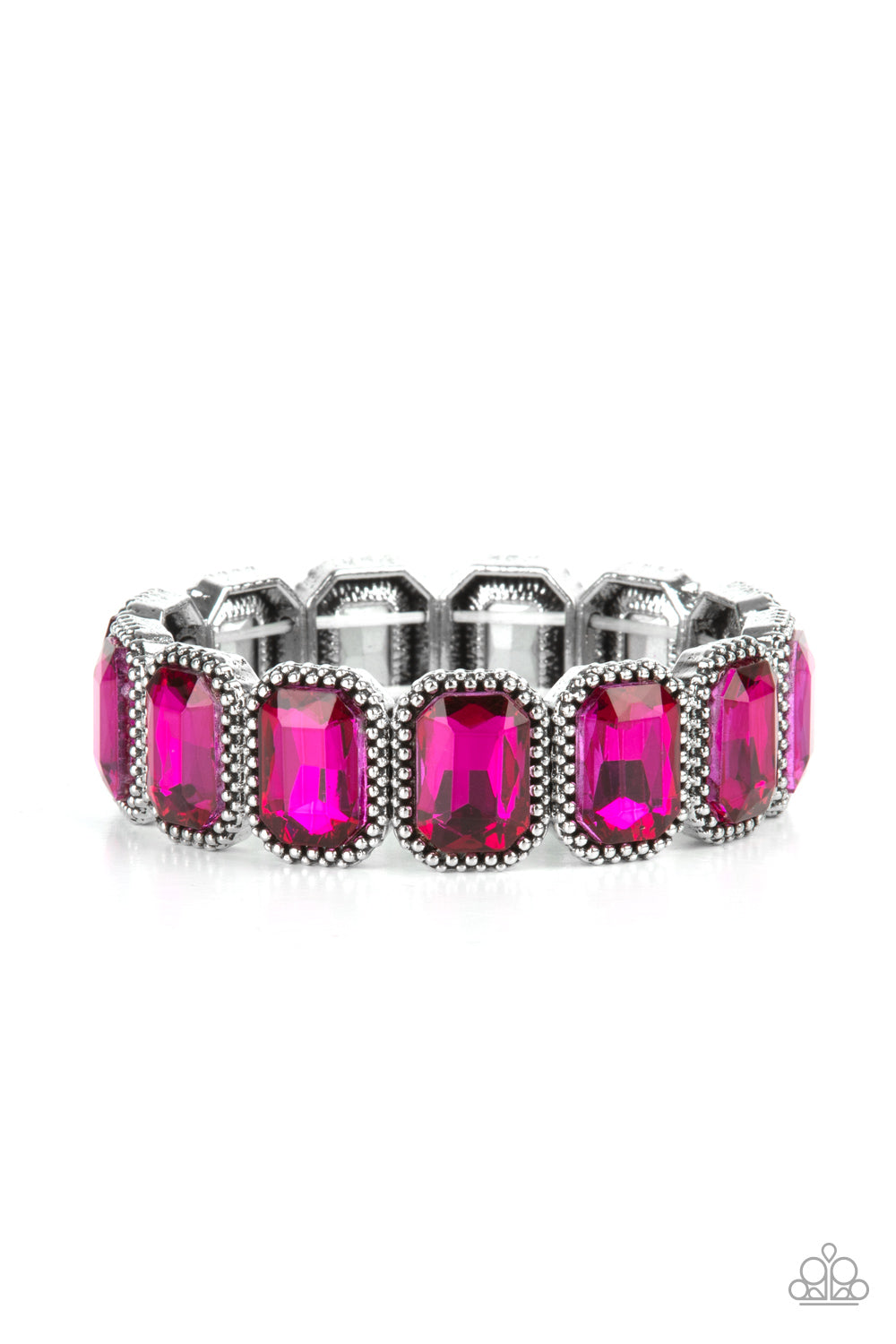 Studded Smolder - Pink - Paparazzi Bracelet