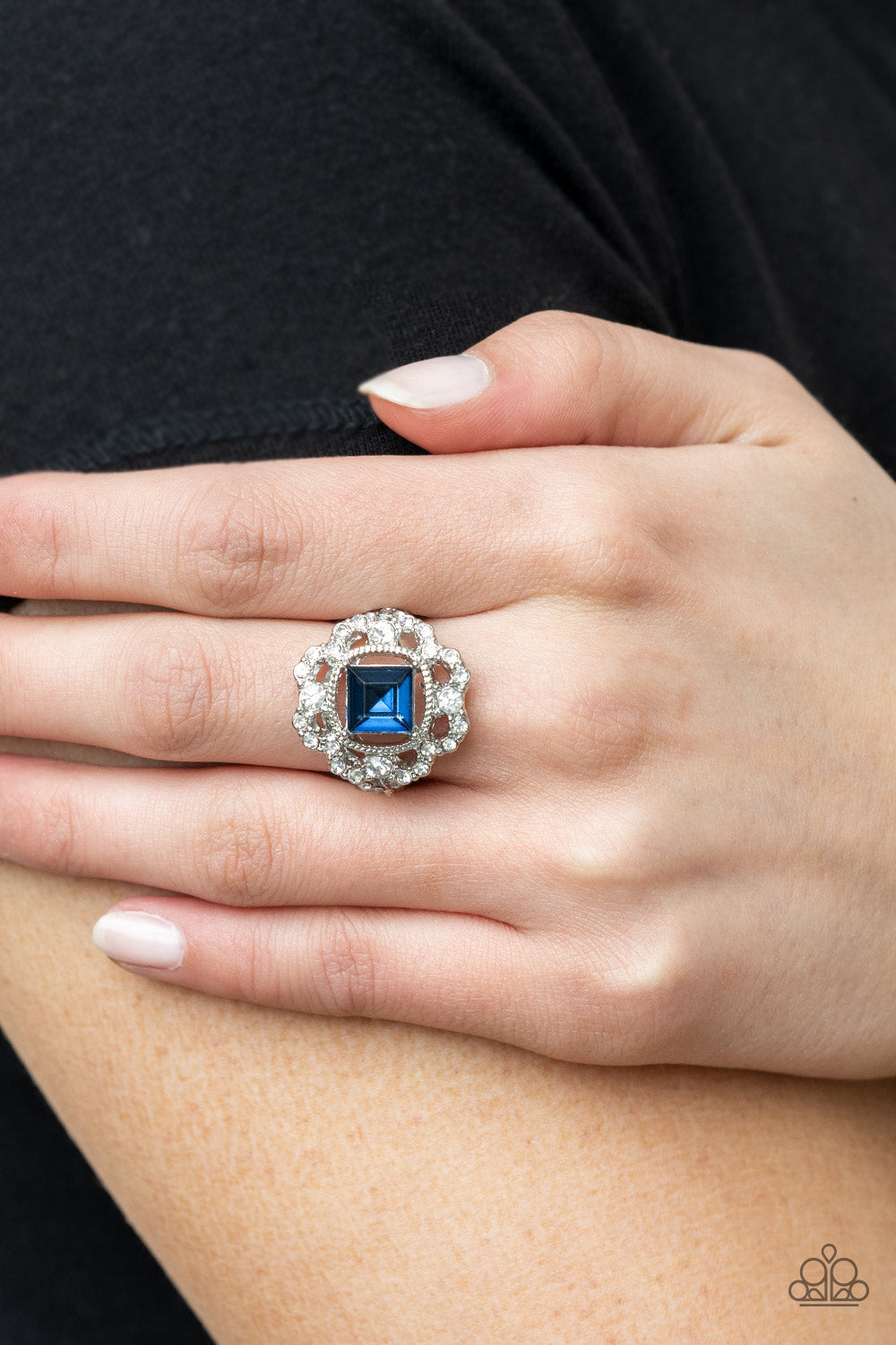 Candid Charisma - Blue - Paparazzi Ring