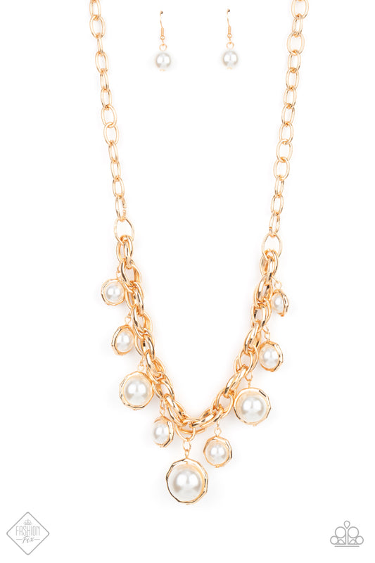 Revolving Refinement - Gold Paparazzi Necklace