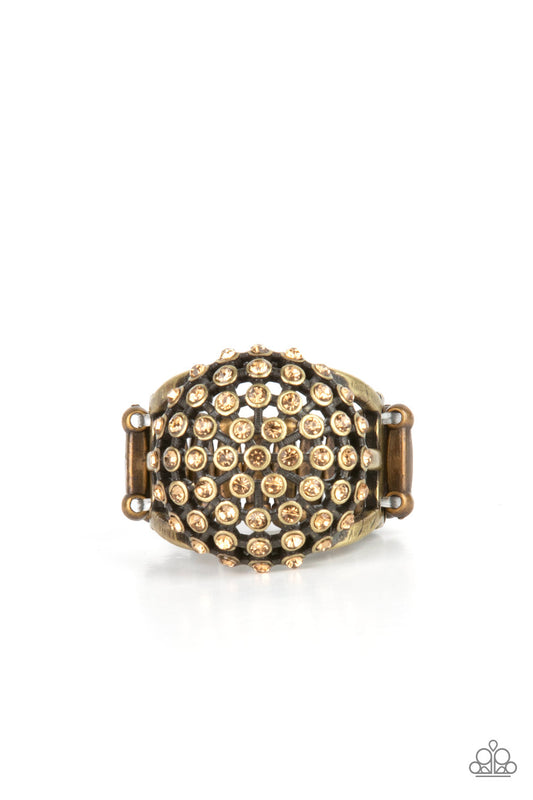 Magically Moroccan - Brass - Paparazzi Ring